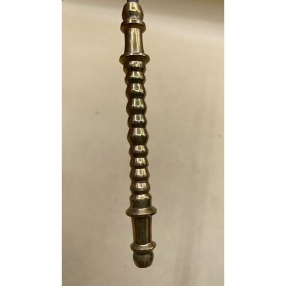 Brass Angel Candle Snuffer Flame Extinguisher Long Handled Wings 10" - Picture 6 of 12